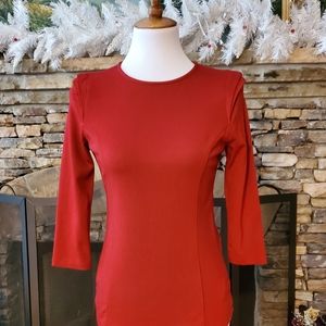 Forever 21 Red 3/4 sleeves Blouse